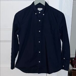 Crew cuts by J. Crew Dark Blue Casual Button-Down Shirt
